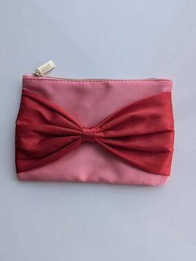 Free Add-On: IPSY Pink Makeup Pouch with Red Bow Accent
